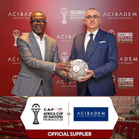 Acibadem Official Medical Supplier at AFCON Jan 2026