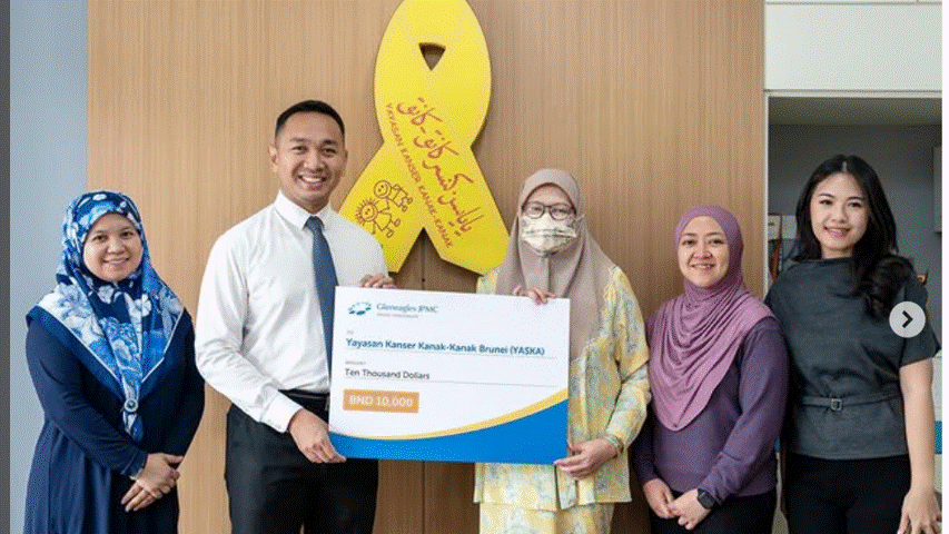 Gleneagles JPMC Brunei Donation to Cancer Foundation YASKA Jan 2026