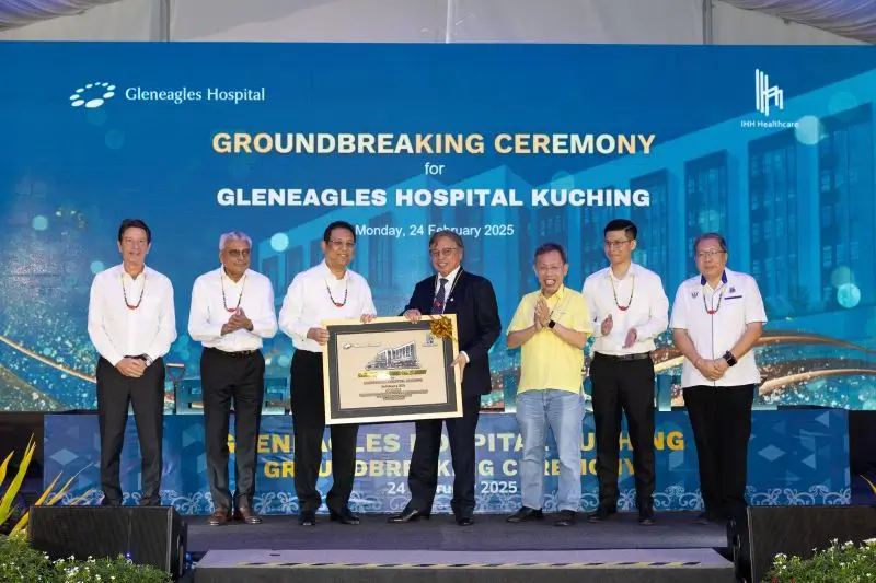 Groundbreaking of Gleneagles Hospital Kuching