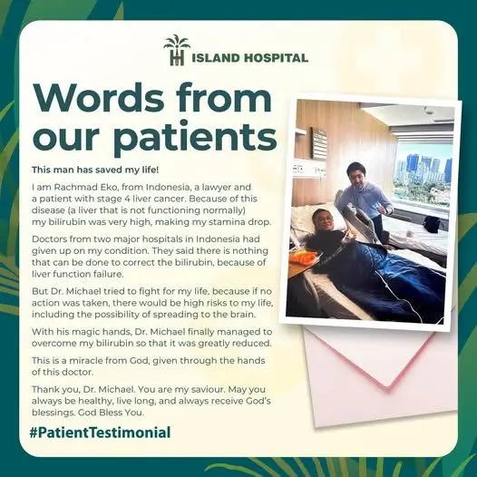 Patient testimonial – Stage 4 Liver Cancer01
